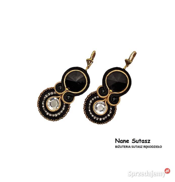 Kolczyki Sutasz rękodzieło Nane Sutasz dolnośląskie Lubań sprzedam