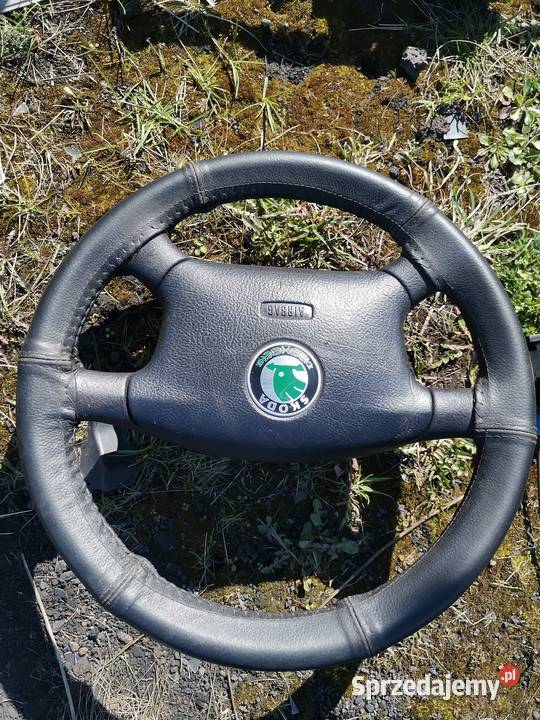 Kierownica skoda Fabia obszyta skóra śląskie Czerwionka-Leszczyny sprzedam