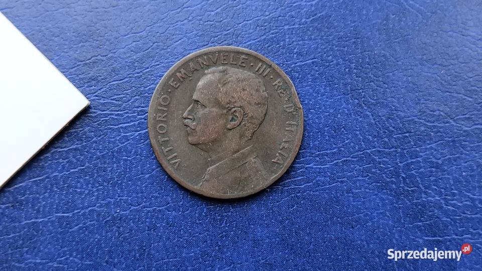 Stare monety 5 centesimi 1908 Włochy Lesko sprzedam