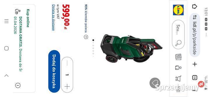 Myjka ciśnieniowa PARKSIDE PHD 170 B2 2400W