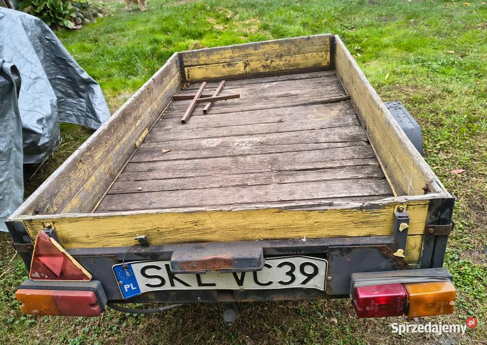 przyczepka lekka 100x200 z papierami opłacona śląskie Truskolasy
