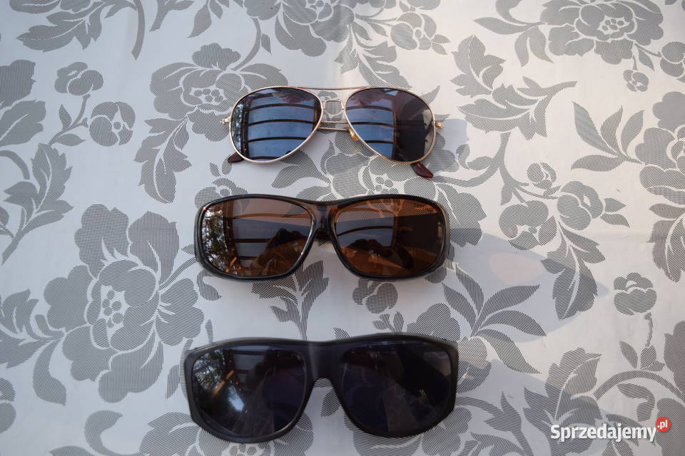 Trzy Pary Okularów Słonecznych Okazja Olsztyn