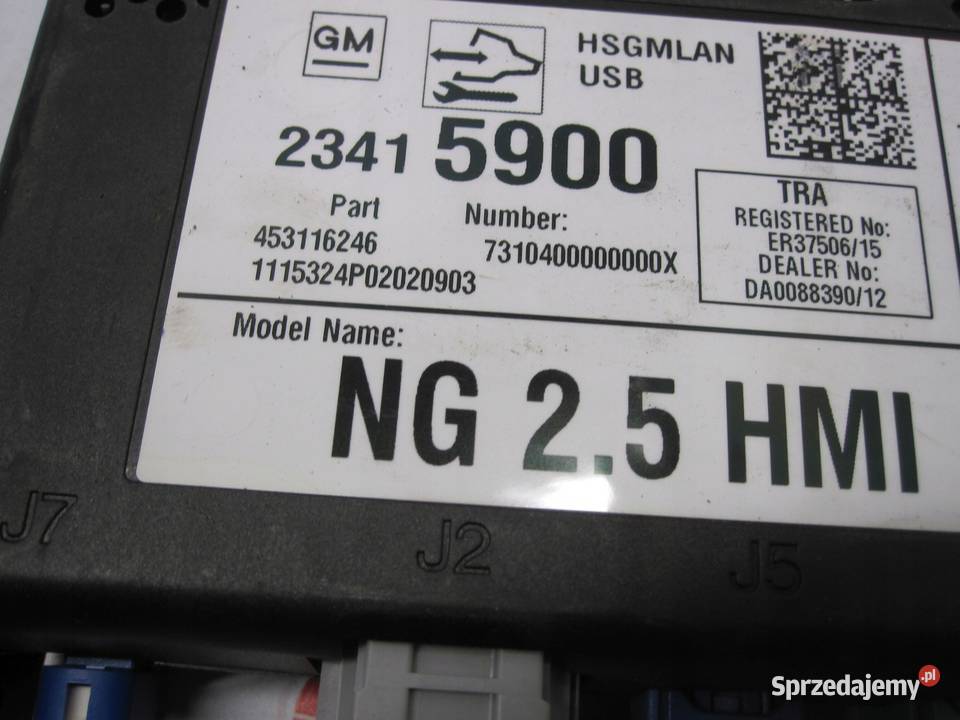 INSIGNIA A I LIFT 16r moduł nawigacji 23415900 Nawigacje fabryczne