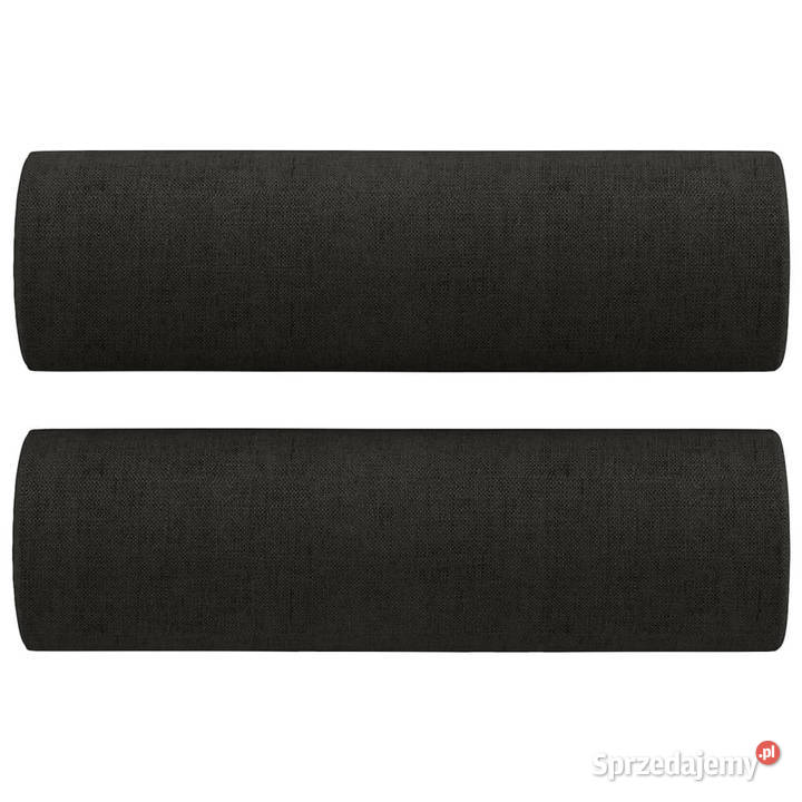Poduszki ozdobne 2 czarne 15x50 tkanina WM349505 Warszawa
