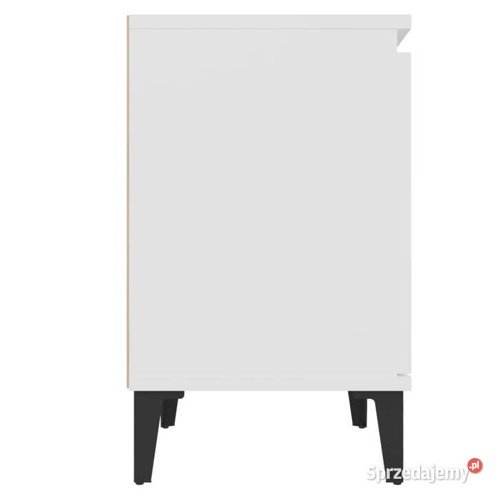 Szafki nocne z metalowymi nóżkami białe 40x30x50 Warszawa