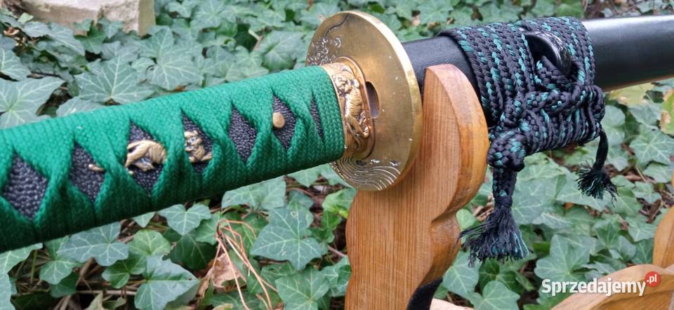 Katan Ostry miecz shinken ze stali 1060 wymiar Zieleniec