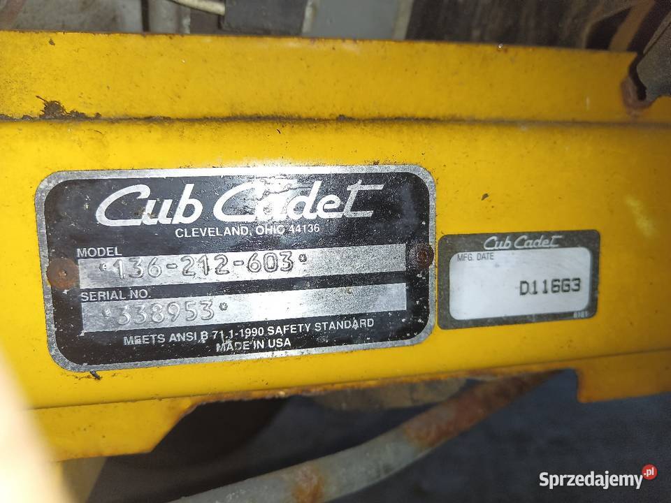 Kosiarka traktorek Lubichowo