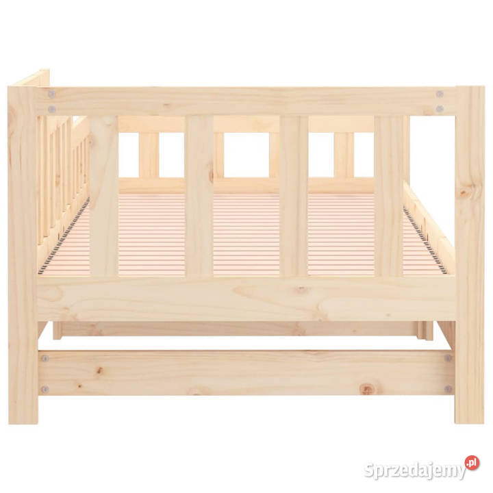 Łóżko rozsuwane 2x90x200 lite drewno sosnowe