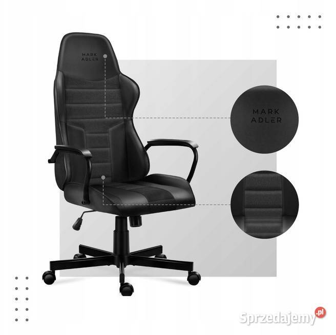 Fotel biurowy gamingowy obrotowy krzesło Mark Stoły, krzesła, biurka Baranowo