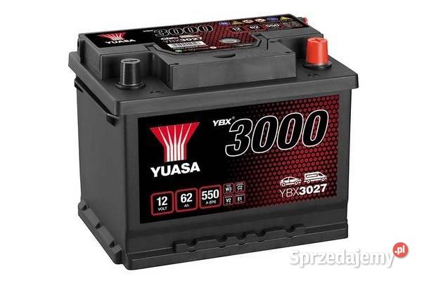 Akumulator Yuasa 12V 62Ah 550A P śląskie Sosnowiec