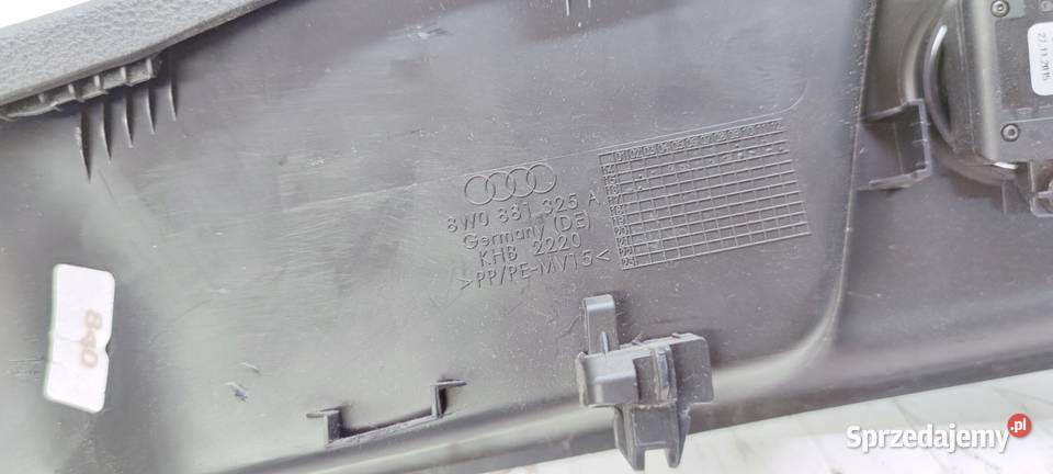 OSŁONA ZAŚLEPKA FOTELA LEWA AUDI A4 B9 Przystajń