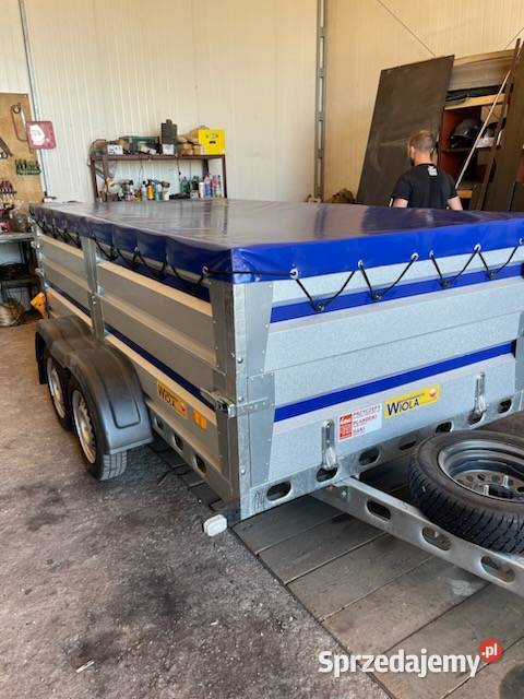Przyczepa dwuosiowa Wiola Silezia Przyczepy Kutno sprzedam