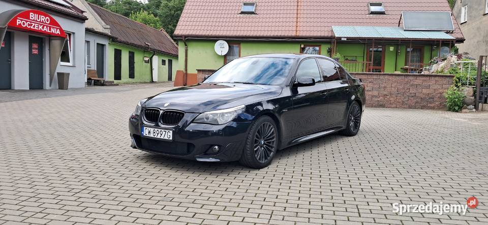 BMW E60 520d automat polift dwa komplety felg Włocławek