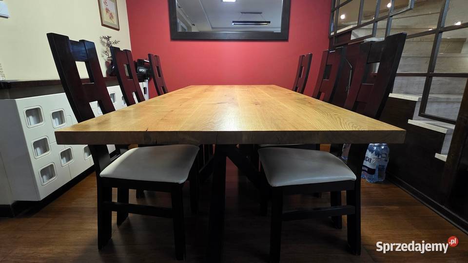 Stół dębowy 200x100 lite drewno dębowe