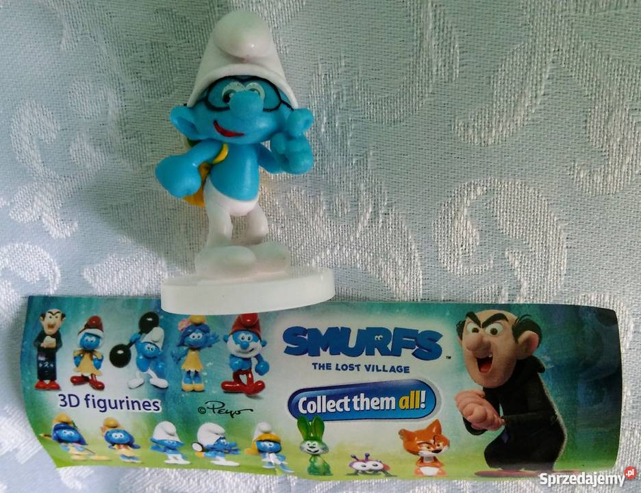 Nowe smerfy breloczki 3D figurki sonik biedronka Giżycko