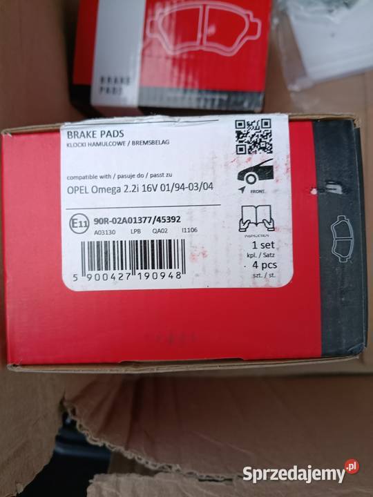 Klocki szczęki hamulcowe OpelVauxhallSaab