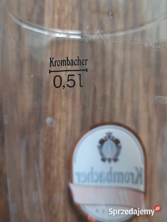 szklanka do piwa pszenicznego marki Krombacher warmińsko-mazurskie