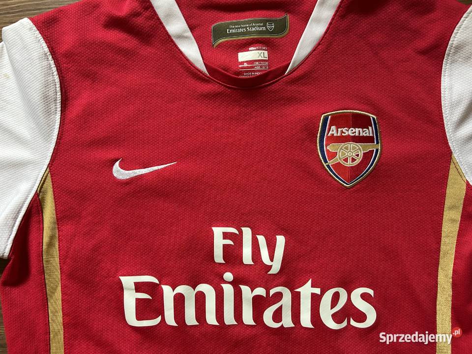 ARSENAL LONDYN FC Home 2006 2008 Nike 158 170 dolnośląskie