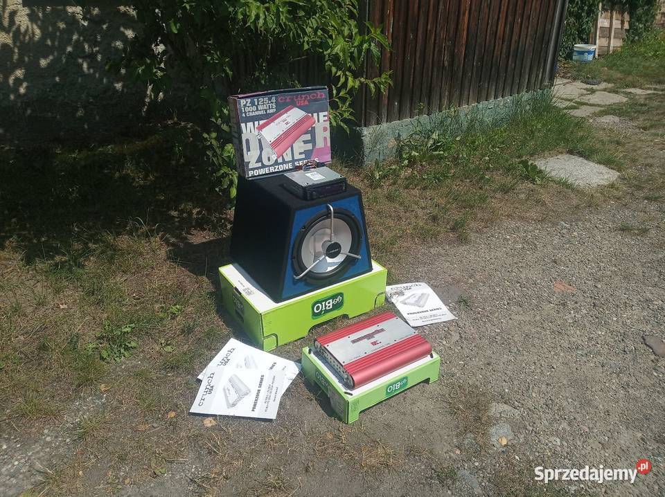 Tuba Subwoofer Skrzynia Basowa Wzmacniacz Radio Dzierżoniów