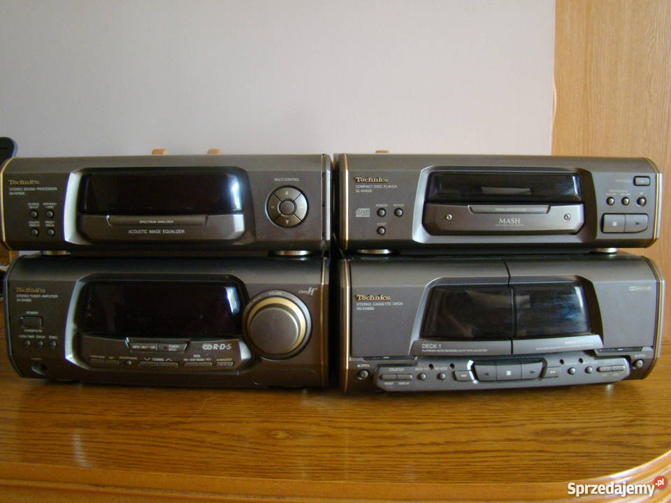 Wieża Technics SAEH 500 glośniki pilot 4 Gniezno