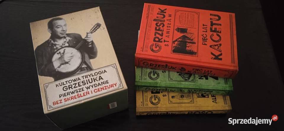 Kultowa Trylogia Grzesiuka Pierwsze WydanieBez twarda z obwolutą Zielona Góra