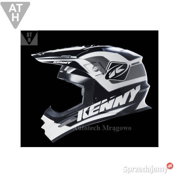 KASK KENNY TRACK CROSS ENDURO CZARNO SZARY L