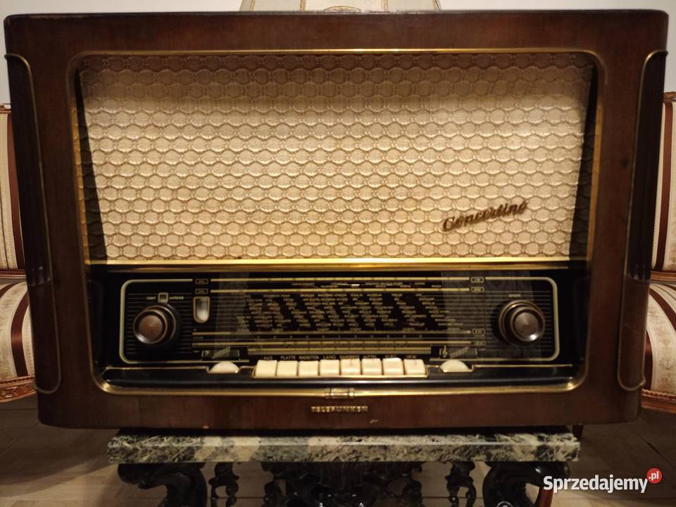 Zabytkowe Radio Lampowe TELEFUNKEN Concertino 6 Amplitunery