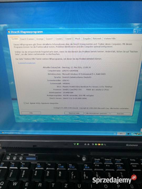 Laptop thinpad Z61m Elektronika Radom