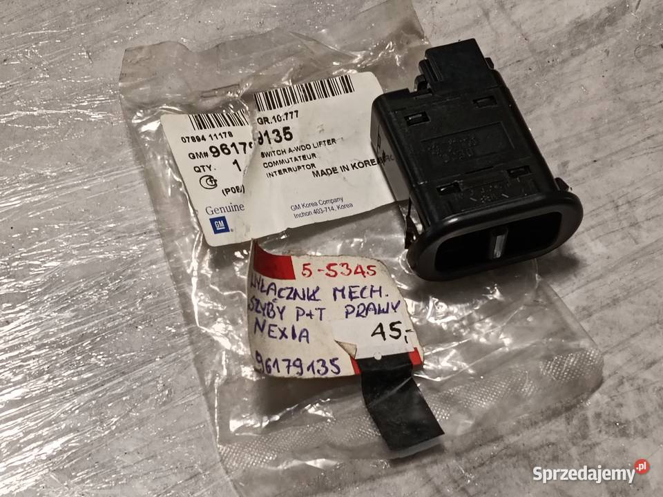 Przełącznik szyby elektrycznej OE Daewoo osobowe śląskie Chorzów sprzedam