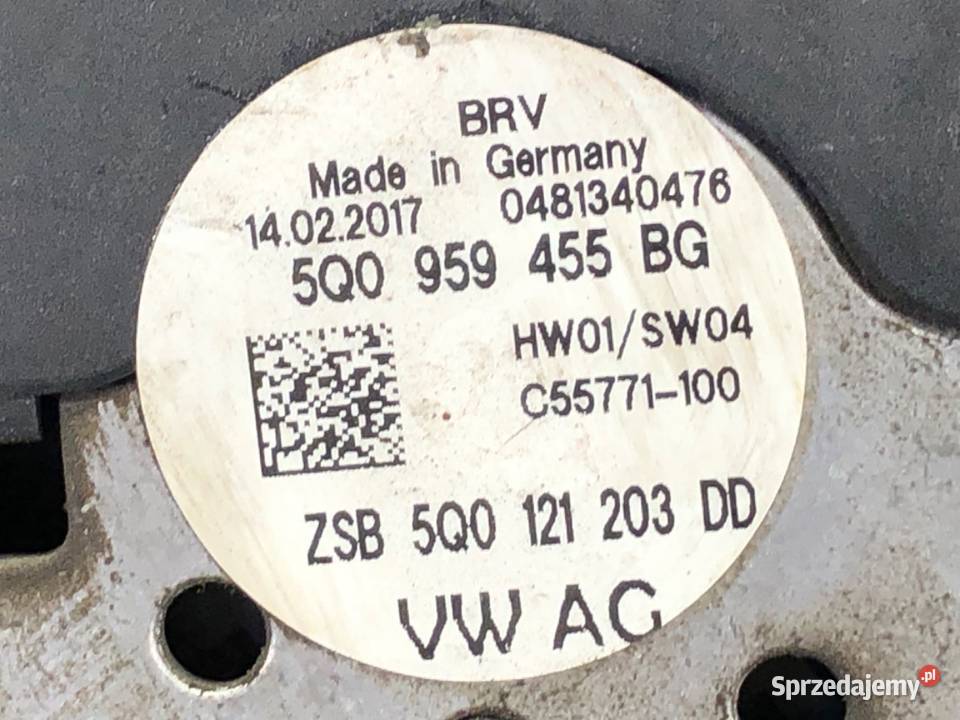 WENTYLATOR CHŁODNICY VW GOLF VII 16 115 osobowe