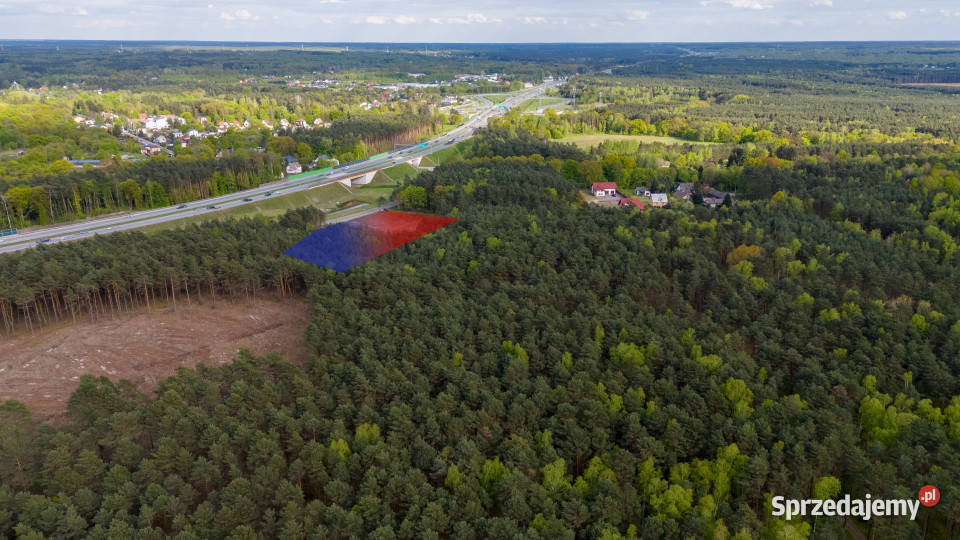 Wiązowna działka inwestycyjna pod usługi S17 Emów