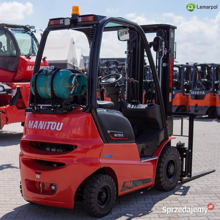 Wózek widłowy Manitou Mi15G 47m Zator sprzedam