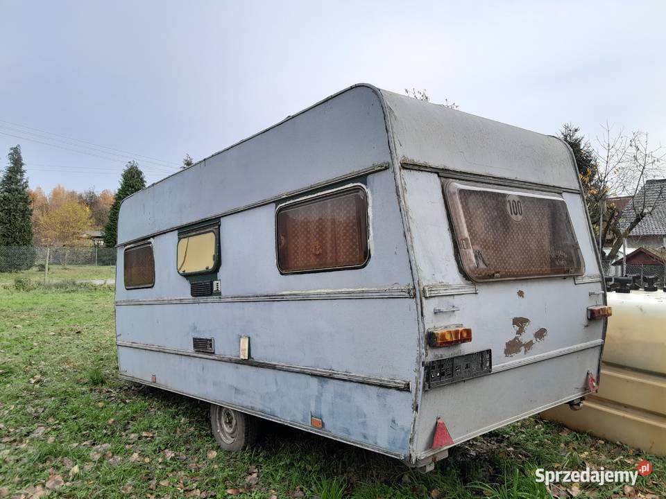 Przyczepa kempingowa Dethleffs do remontu Krosno Odrzańskie sprzedam