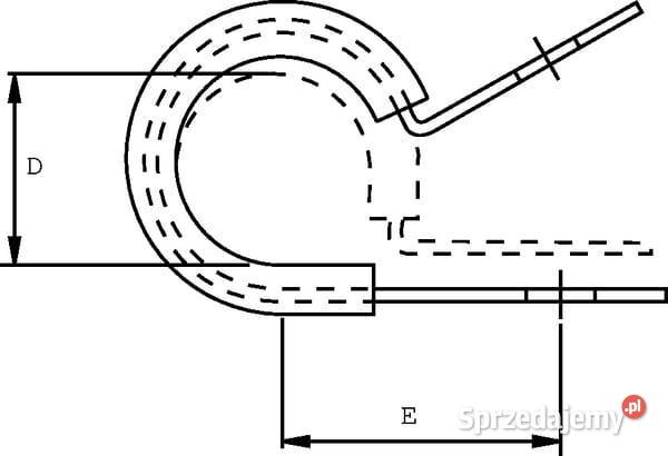 Opaska rury SMSL z wkładką gumową Unbranded 8 mm Kamionna