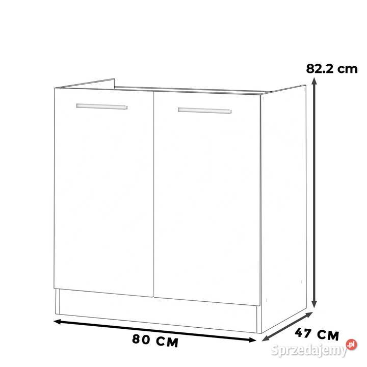 Szafka Kuchenna Stojąca Modułowa Pod Zlew 80 80cm Elbląg sprzedam