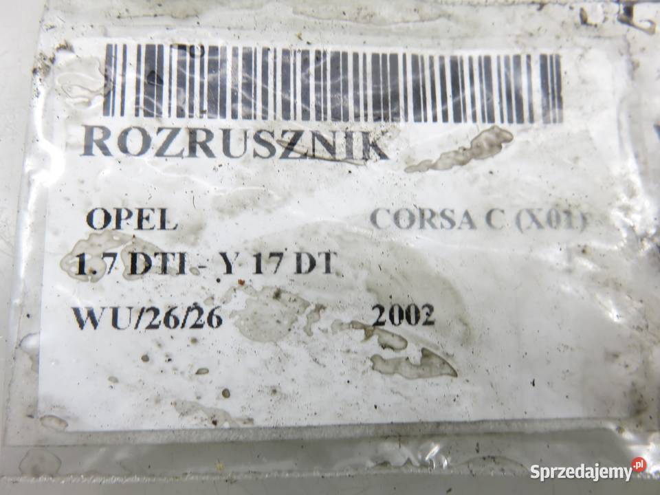 ROZRUSZNIK OPEL CORSA C 17 DTI 8971891181