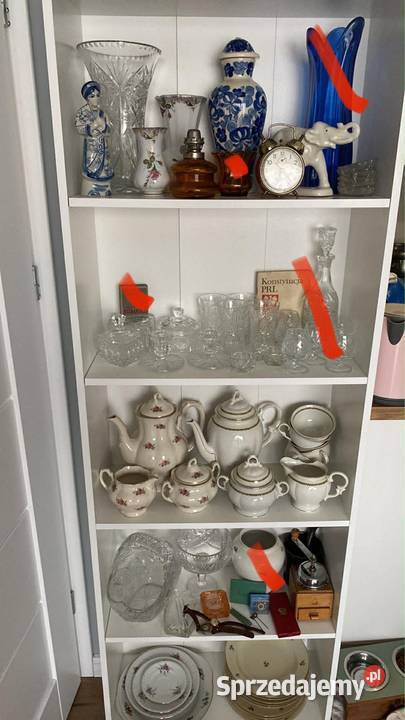 Szkło porcelana kryształy PRL Porcelana i szkło Będzin