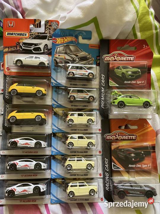 Modele Hotwheels Majorette Honda śląskie sprzedam
