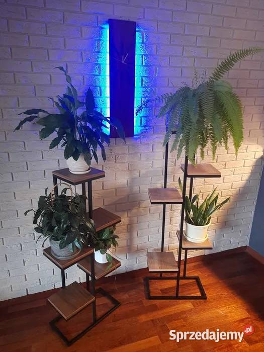 Kwietnik metalowy Styl loft Okazja Dekoracje i ozdoby