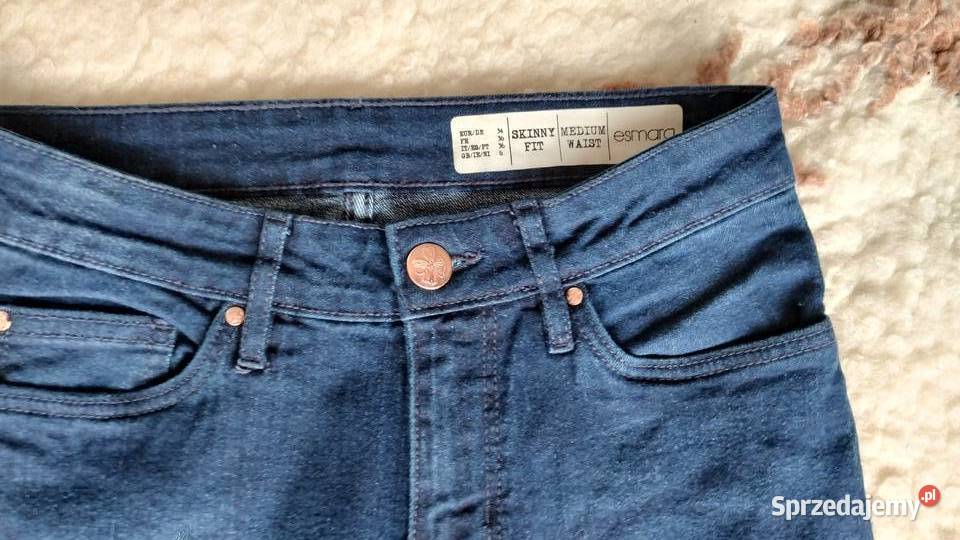 spodnie damskie jeansowe nowe rozmiar 34 Spodnie Poznań