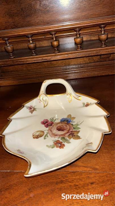 Patera listek B G Kjobenhavn Made in Denmark Porcelana i szkło Gdańsk