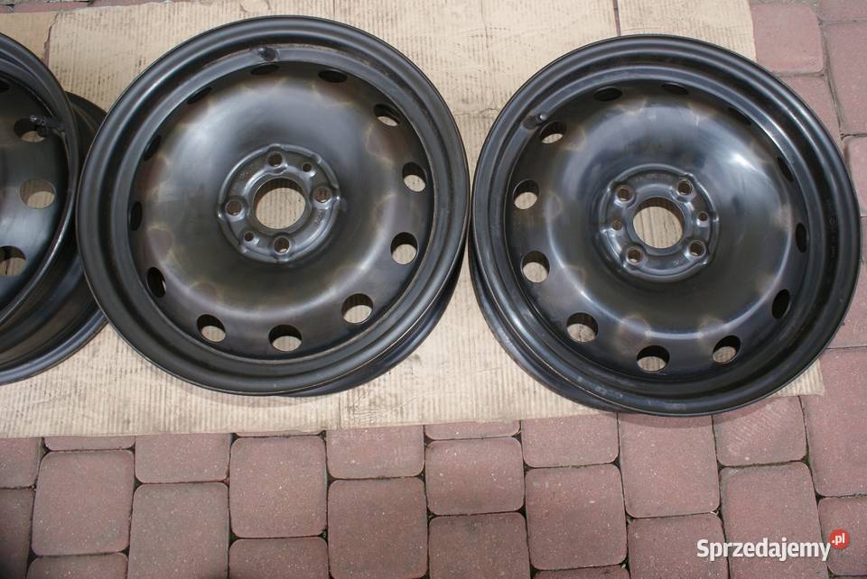 Fiat 500 stalowe 6Jx15 4x98x581 ET40 stan jNowe stalowe Dynów