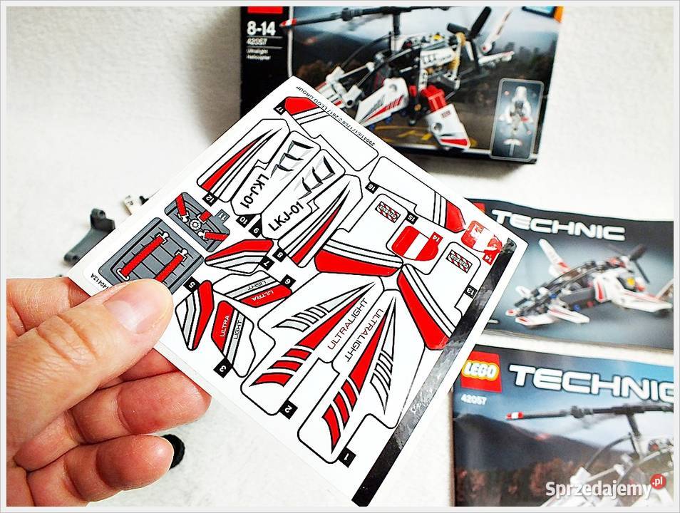 Klocki LEGO Technic 42057 Ultralekki Helikopter lubuskie Żary sprzedam