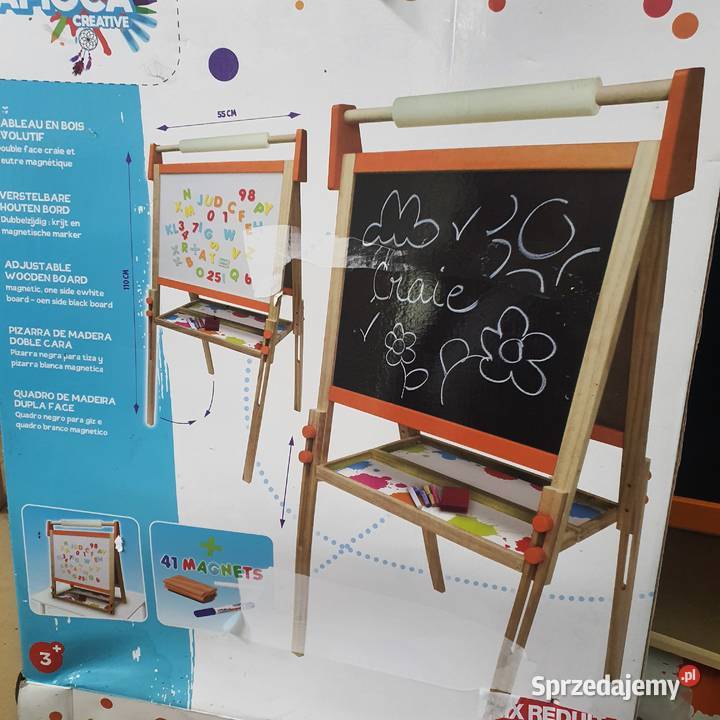 Tablica kredowa magnetyczna 47 x 110 Edukacyjne sprzedam