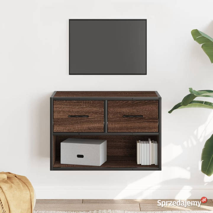 Szafka pod telewizor brązowy dąb 60x31x395 Warszawa