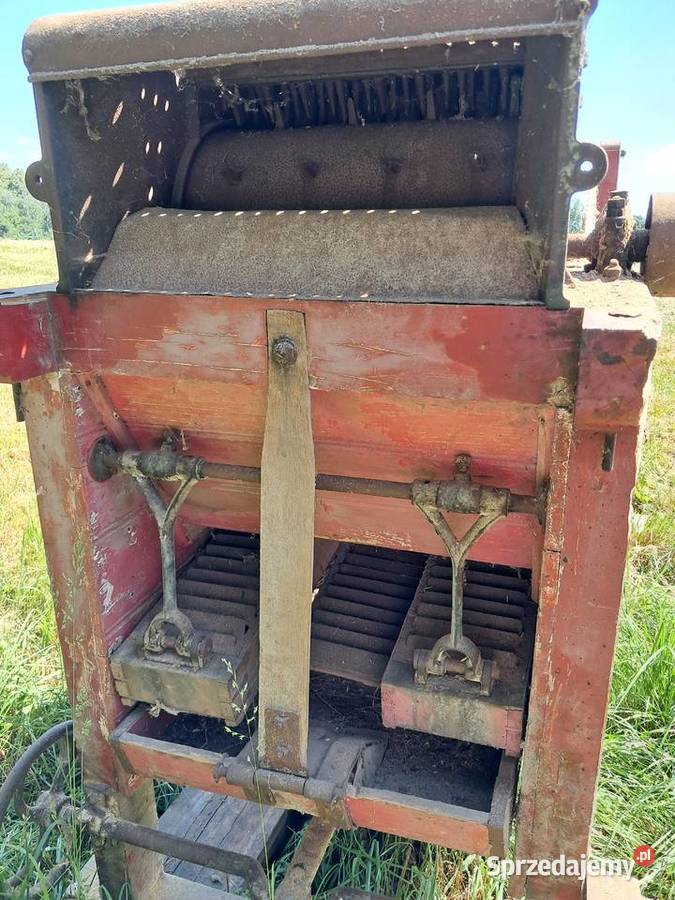 Zabytkowa młocarnia A Bierent Hannsdorf ok 1924 dolnośląskie Międzylesie