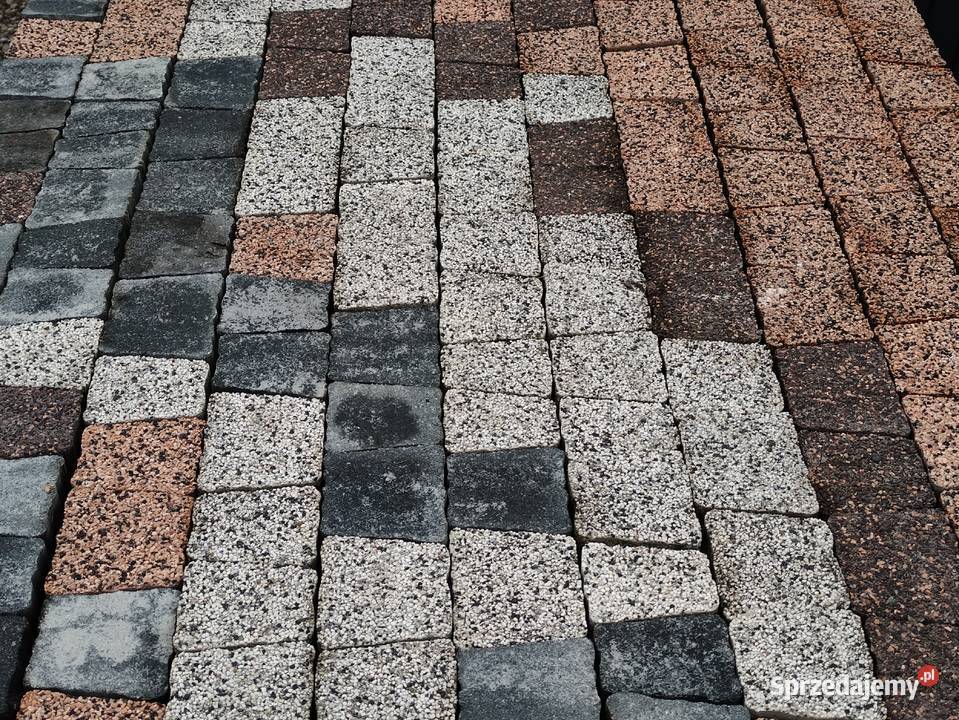 Kostka brukowa wyprzedaż końcówek 25 m2 Myślenice