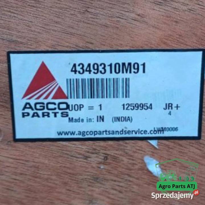 Przedni most 725155 Dana 4349310M91 Massey Pozostałe podlaskie Ciechanowiec sprzedam