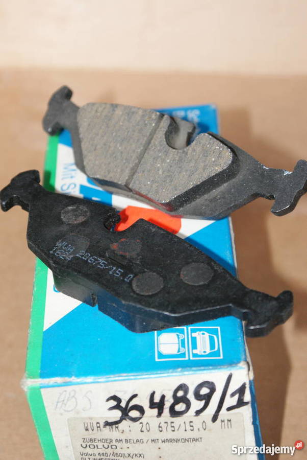 KLOCKI HAMULC SAAB 9000 8498 TYŁ Opis MP KLOCKI mazowieckie Białobrzegi