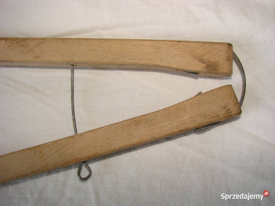 drewniane szczypce do wyciągania prania PRL Pruszcz Gdański